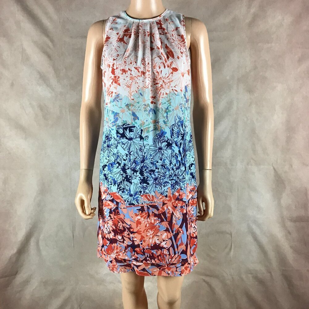 H&M Floral Dip Dyed Dress Size 6